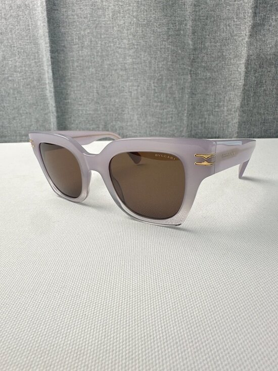 NEW Bvlgari B.zero1 BV40013I Sunglasses Lilac Ombre Brown main image 7
